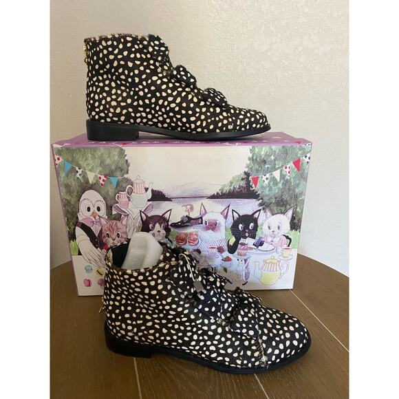 NIB F-Troupe Spotted pony booties EU size 35￼ - Picture 2 of 7